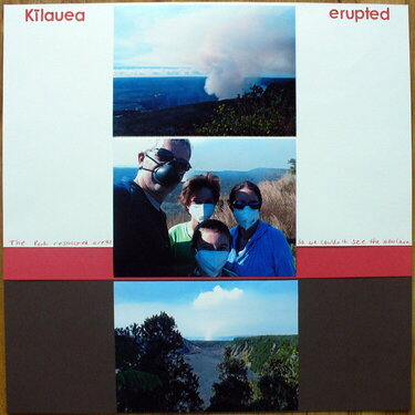 Kilauea erupted