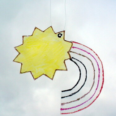 Rainbow suncatcher (sun)