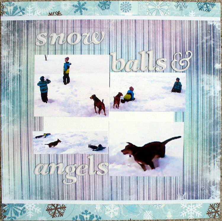 snow balls &amp; angels