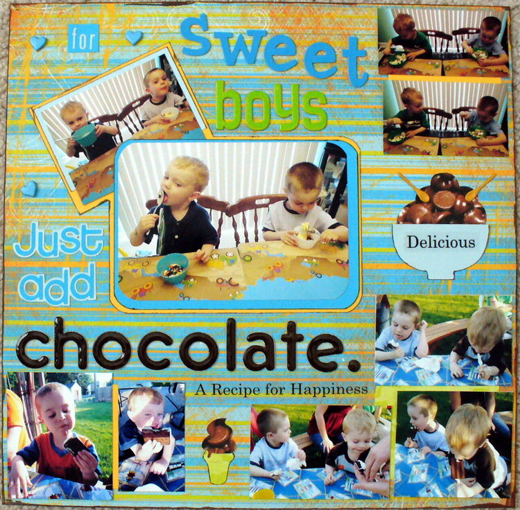 For sweet boys...    &quot;CHOCOLATE Challenge&quot;