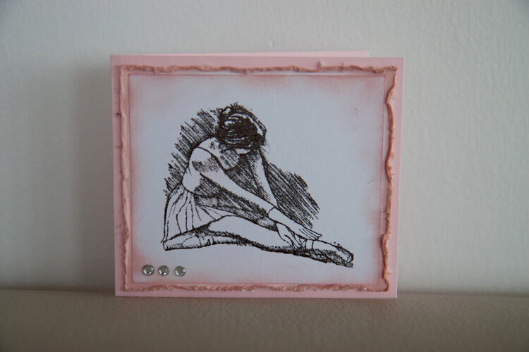 Ballerina card