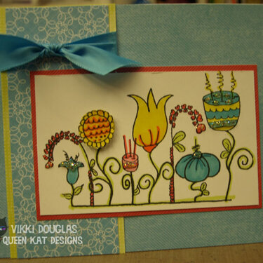 Flower Garden Card