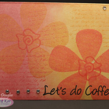 Lets do Coffee Card