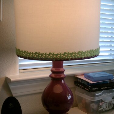 My new lamp...with my own special touch