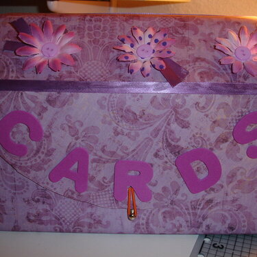 altered card box