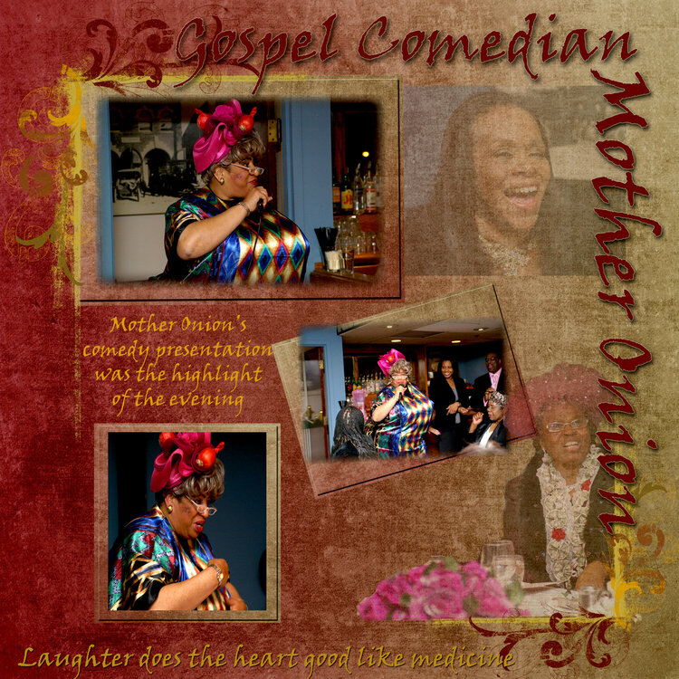 Gospel Comedian -Mother Onion