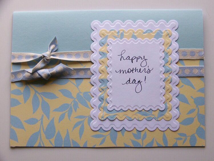 April Card Kit - Mother&#039;s Day Card 1