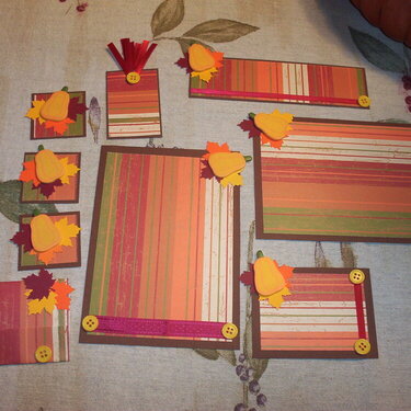 Thanksgiving kit for Page Kit with a Challenge