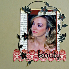 Beauty--"My Scrapbook Nook's FEB. Kit"