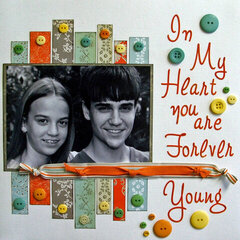 Forever Young.."My Scrapbook Nook March Kit"