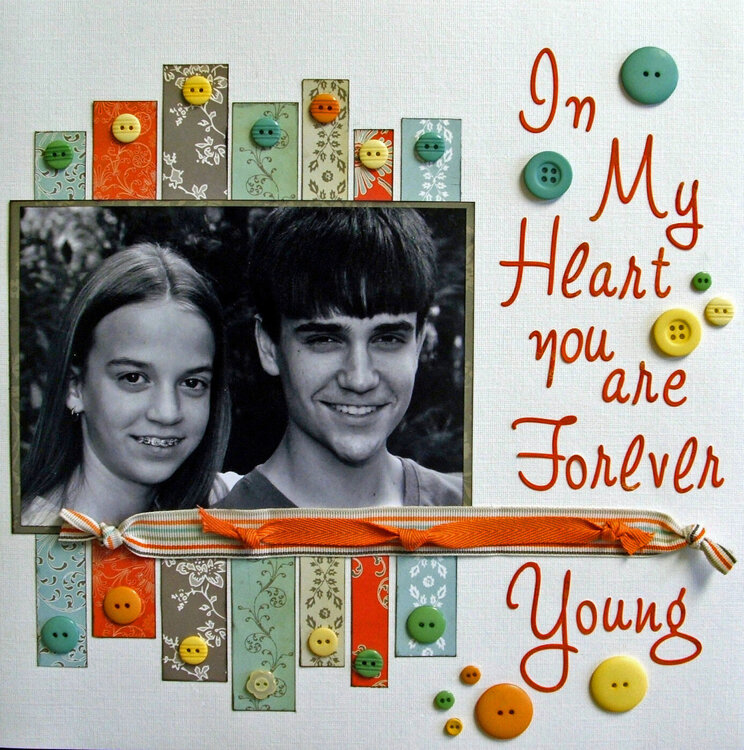 Forever Young..&quot;My Scrapbook Nook March Kit&quot;