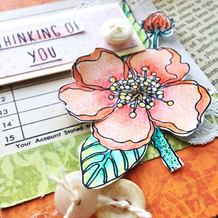 Thinking of you Fall Tag