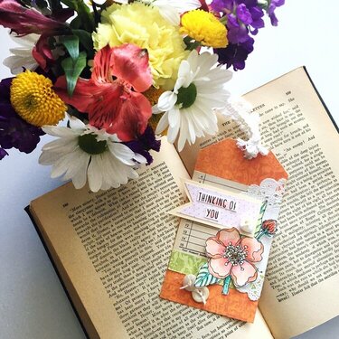 Thinking of You  Fall gift tag