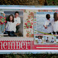 Daisy D's "Remember" Layout