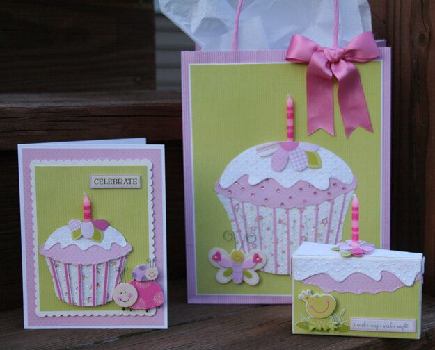 Cupcake Birthday Set