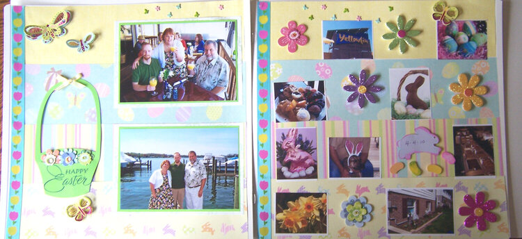* Page 1 &amp; 2 of Easter Layout