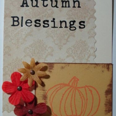 Autumn Blessings Card