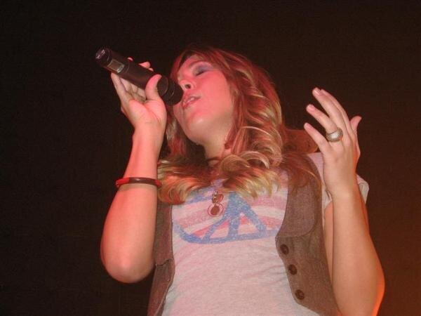 Colbie during the concert