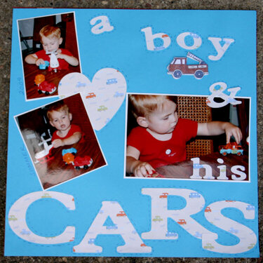 a boy &amp; his cars