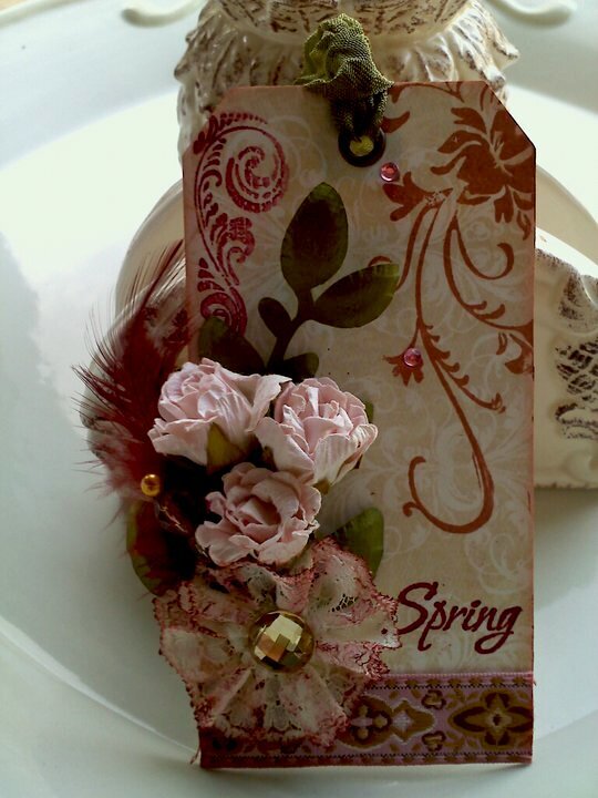 Handmade &quot;Spring&quot; Tag