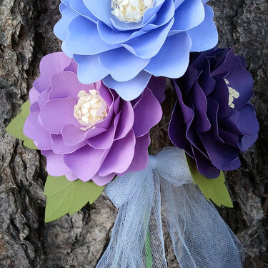 Royal Purple - Purple - Lavender Set - Bridesmaid Bouquets