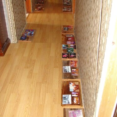 and some more boards - the hallway