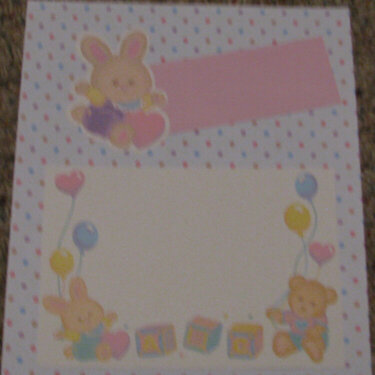 baby book page