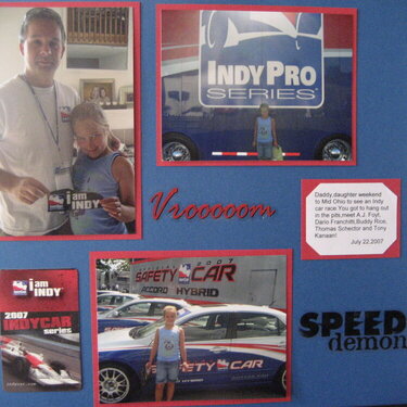 Indy Car Girl! Pg1