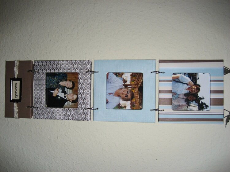 Chipboard hanging picture frame