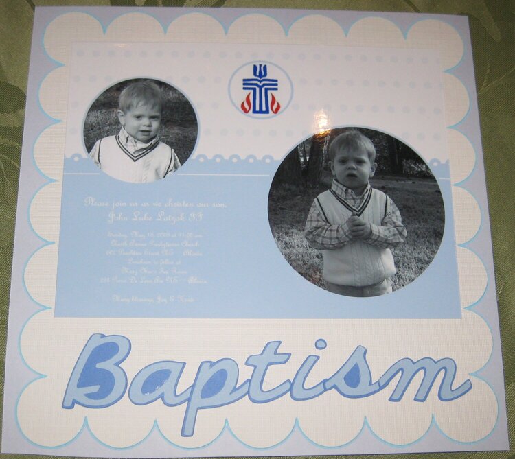 Luke&#039;s Baptism Invitation