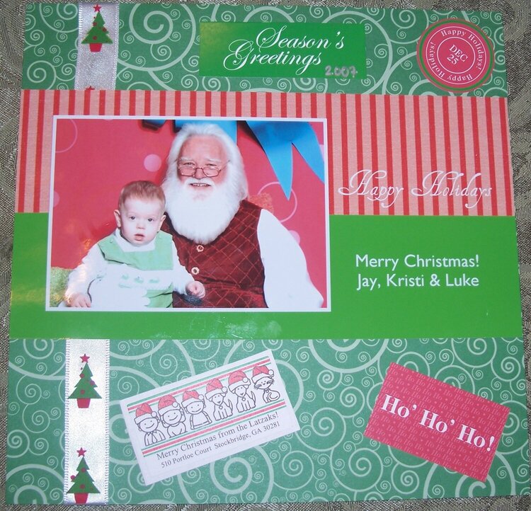 Santa card 2007