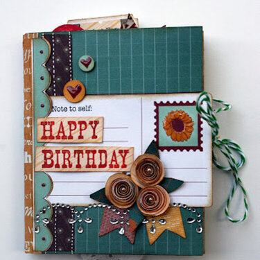 Happy Birthday Mini Album/Card