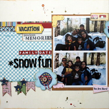 Snow Fun double page