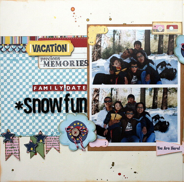 Snow Fun double page