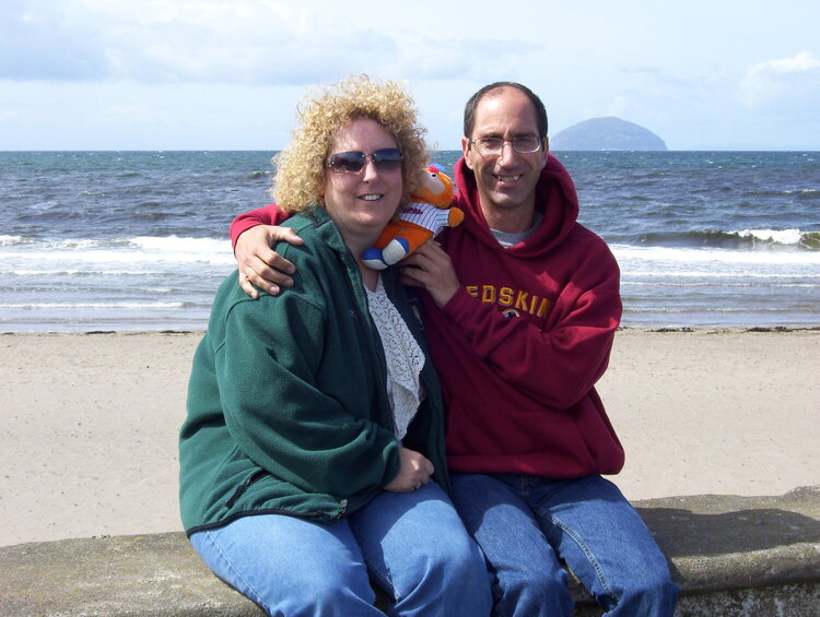 Darin and I in Scotland