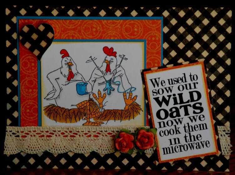 We used to sow our wild oats now we cook them in the microwave