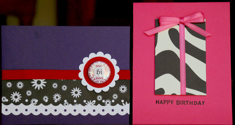 2 more cards for my sis