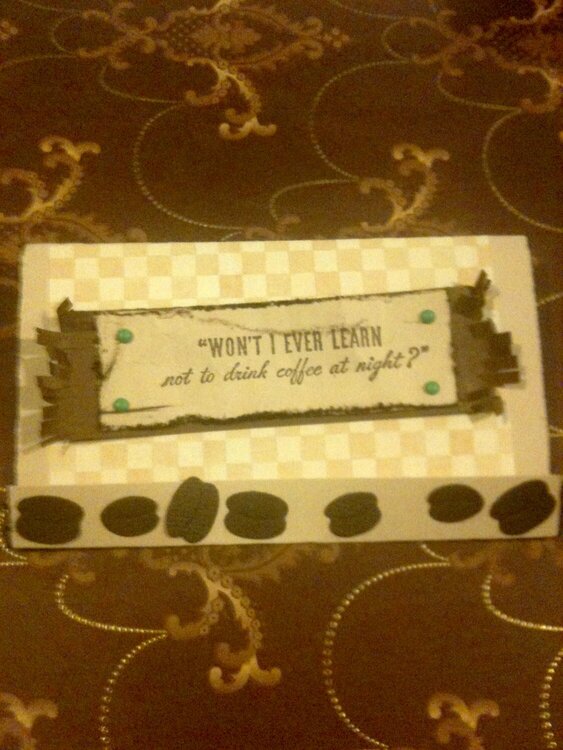 Coffee Matchbook for my swap!