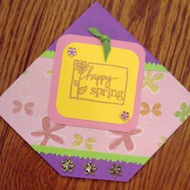April card swap - Spring