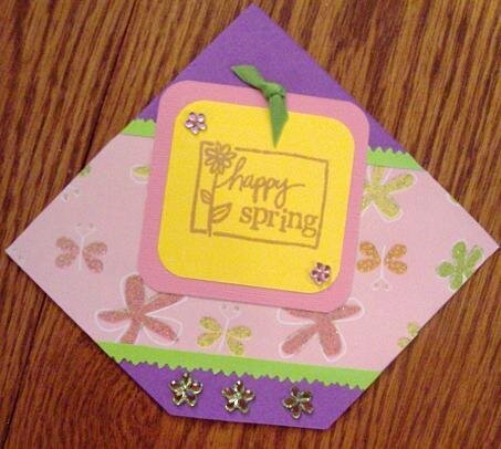 April card swap - Spring