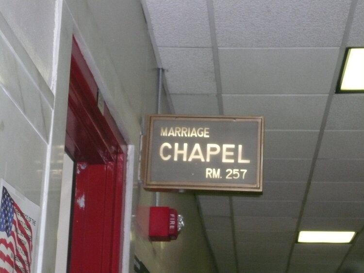 going into the chapel