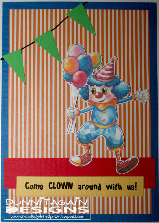 Clown Birthday Invitations
