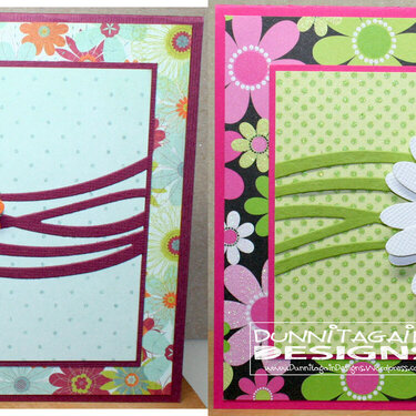 Daisy with wavy lines