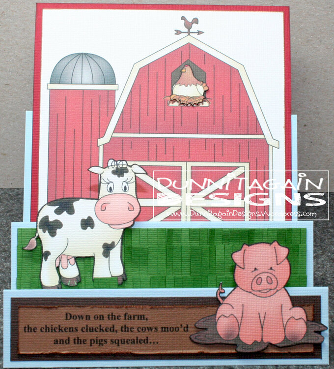 Farm baby card