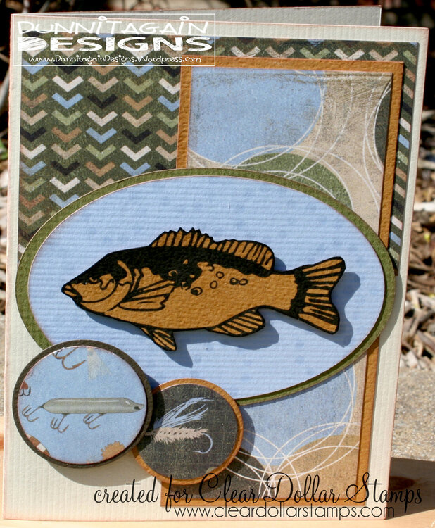 Masculine Fish Card