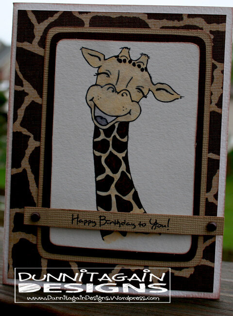 Giraffe - Happy Birthday (Designed2Delight)