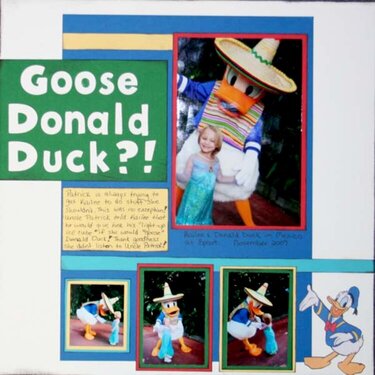 Goose Donald Duck?!