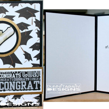 Graduation Card with Scroll