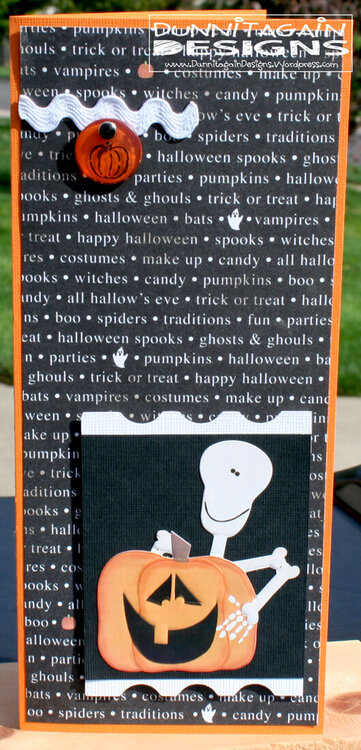 Halloween Sticker Card