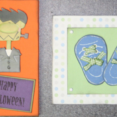 Halloween and Baby card